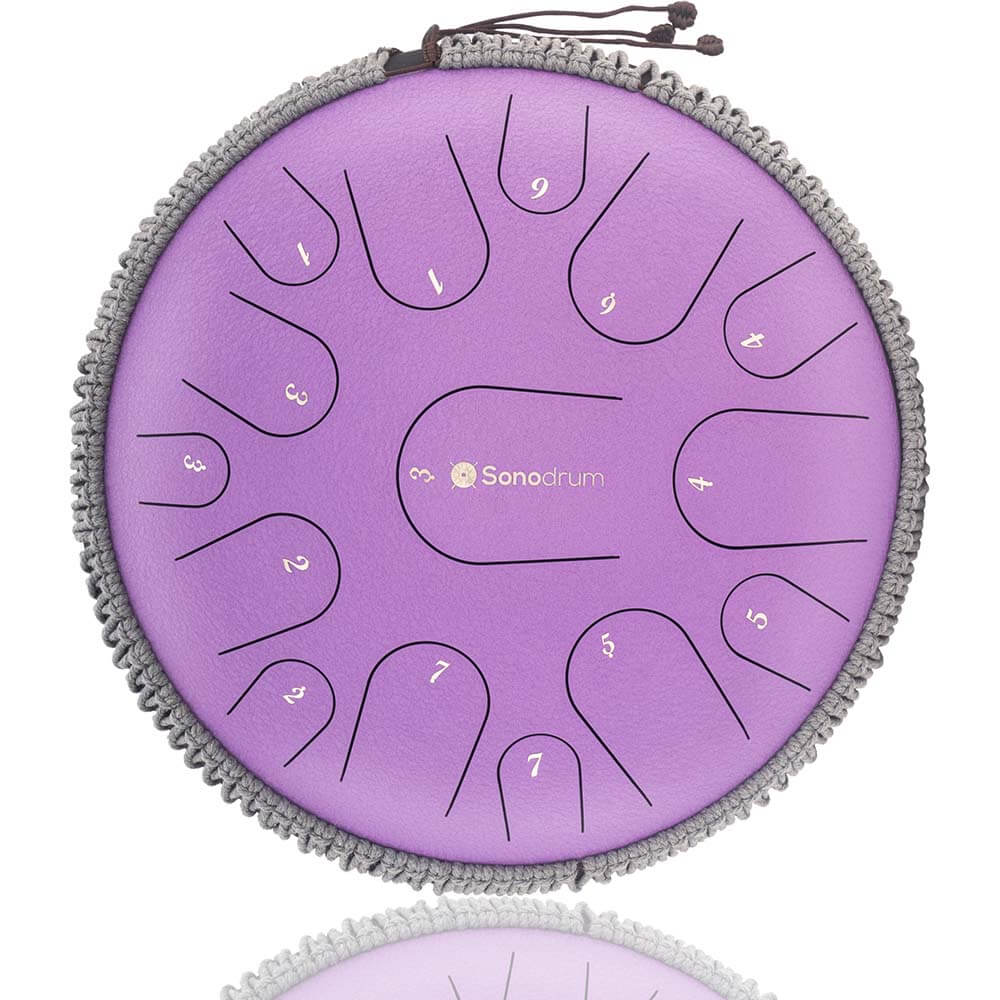 Sonodrum Steel Tongue Drum "Premium" - Handmade - 13″ - 15 Tongues - C Major