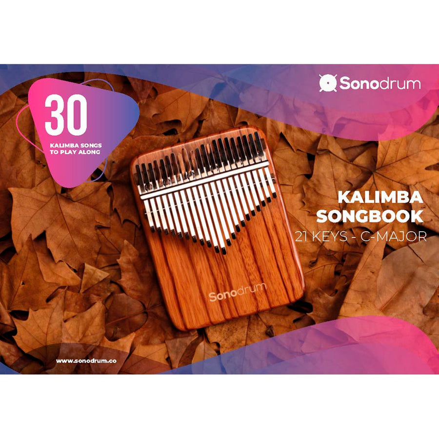 Kalimba Songbook - 21 Keys - C Major - 30 Songs - Download PDF