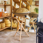 SonodrumHandpanSonopan55cmGoldHangdrumStand