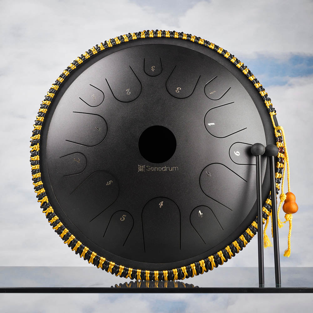 SonodrumSteelTongueDrumExclusive14Inches-14Tongues-Nature-Black