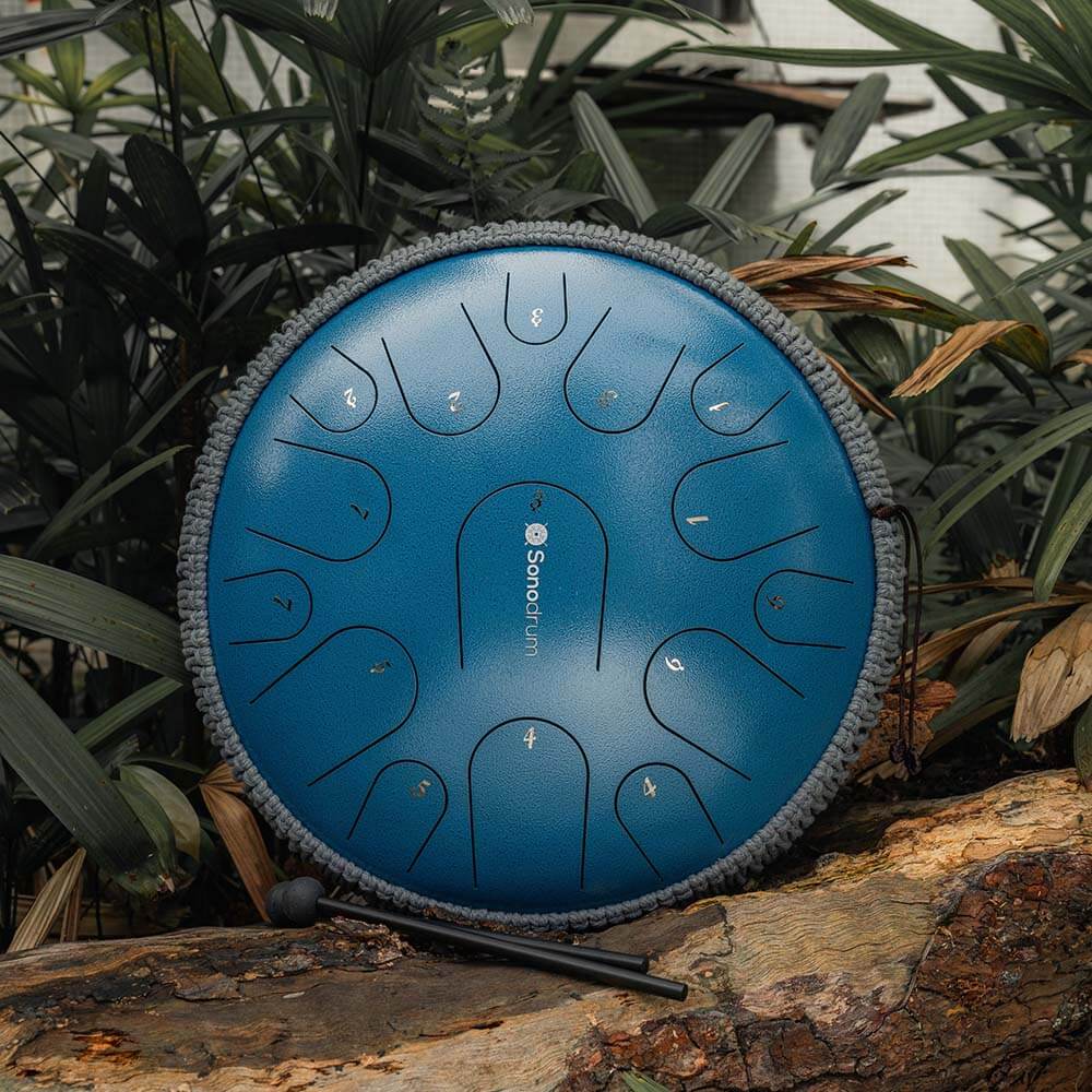 Sonodrum Steel Tongue Drum "Premium" - Handmade - 13″ - 15 Tongues - C Major