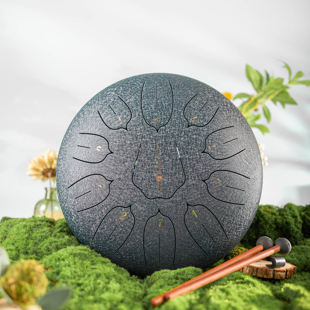 SonodrumSteelTongueDrumStandard-12Inches_11Tongues_CMajor-Nature-Navy