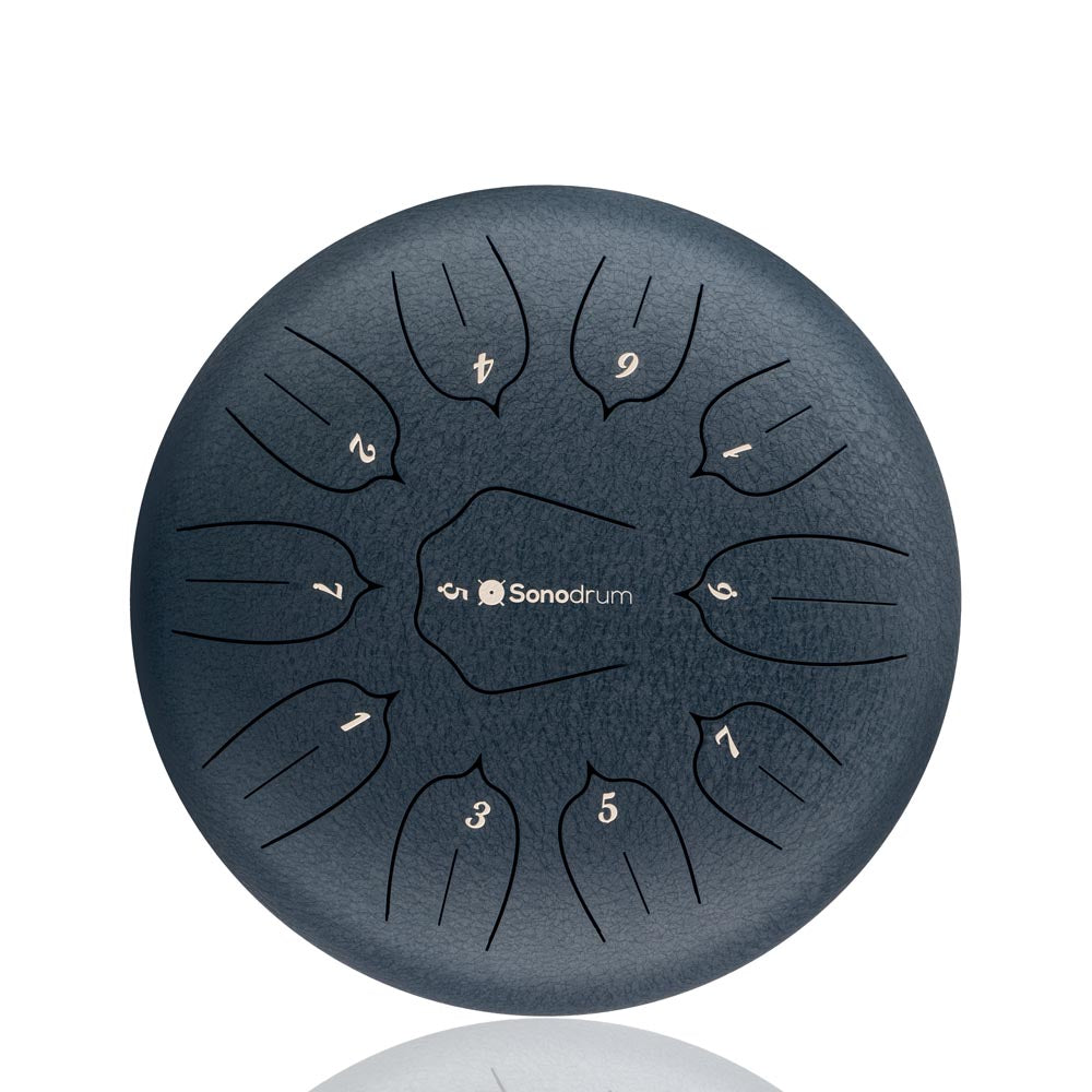 SonodrumSteelTongueDrumStandard-12Inches_11Tongues_CMajor-Navy