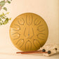 SonodrumSteelTongueDrumStandard-12Inches_11Tongues_CMajor-Sticks-Gold