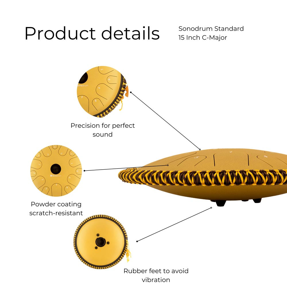 SonodrumTongueDrumExclusiveC-Major14InchGoldProductDetails