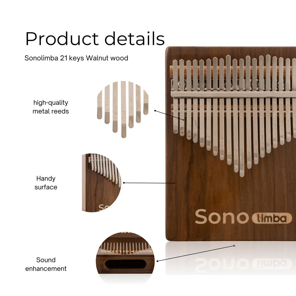 SonolimbaCalimba21keysWalnutwoodProductdetails