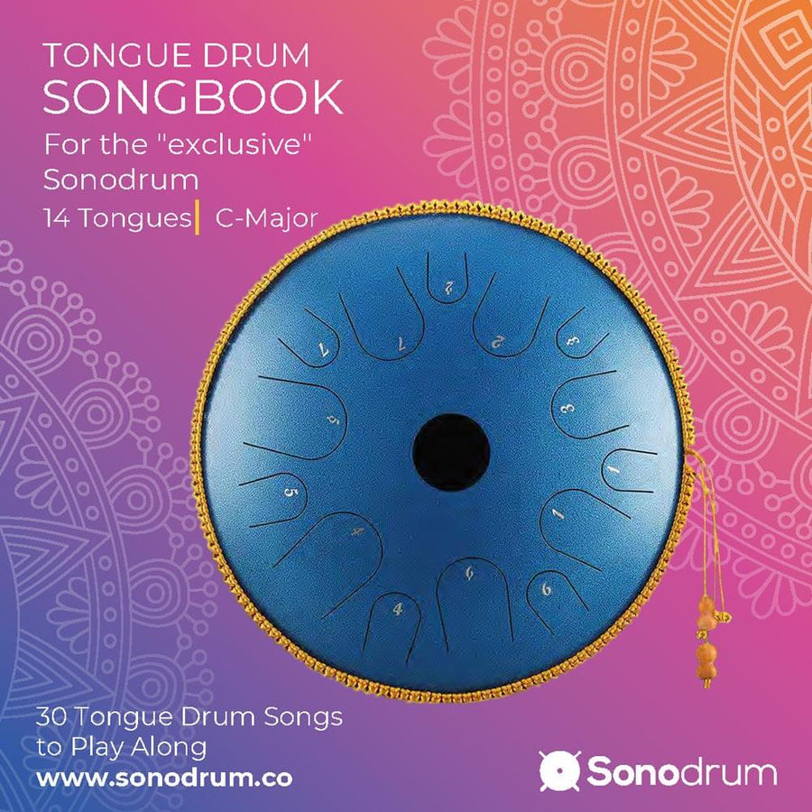 Tongue Drum Songbook - 14 Tongues - C Major - Exclusive - 30 Songs - Download PDF
