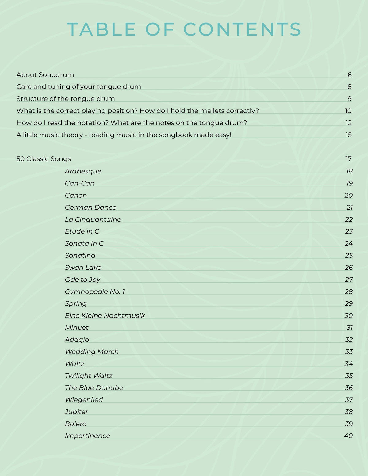 Page 1 from Classic Songs