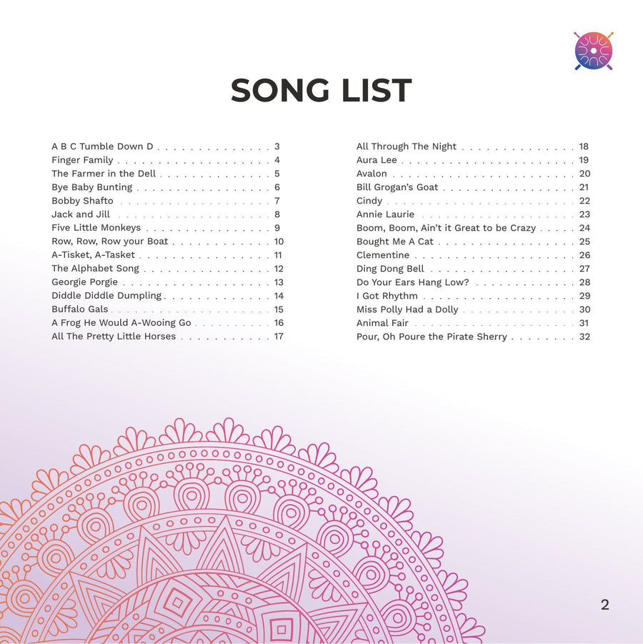 Page 1 from Tongue Drum Songbook