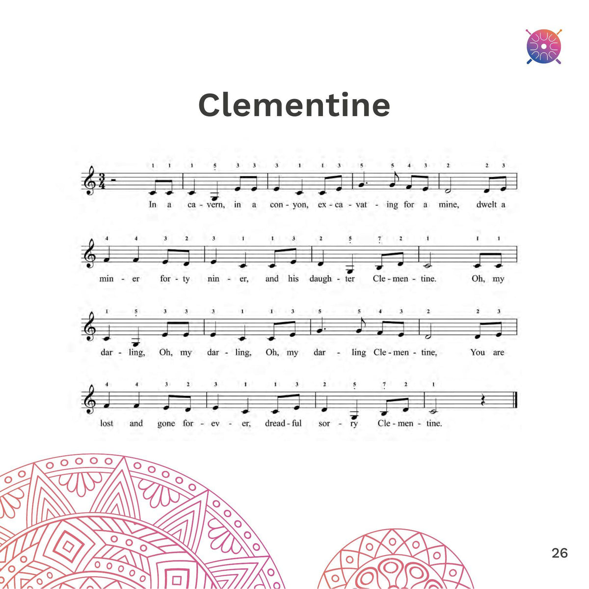 Page 4 from Tongue Drum Songbook
