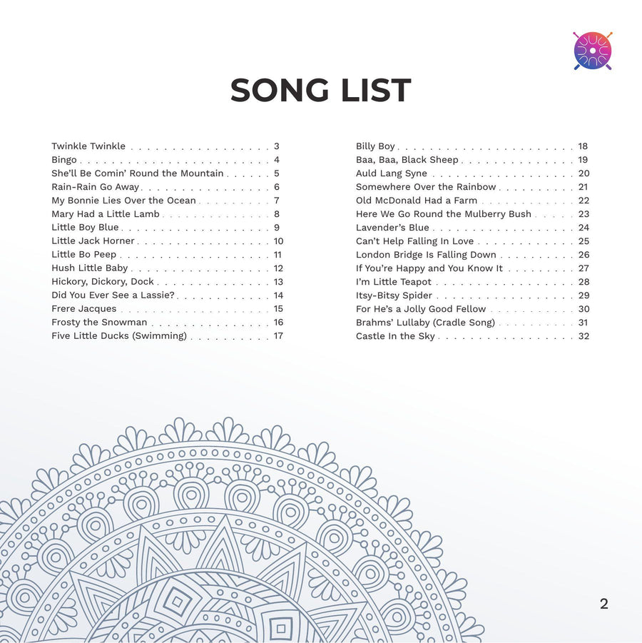 Page 1 from Tongue Drum Songbook