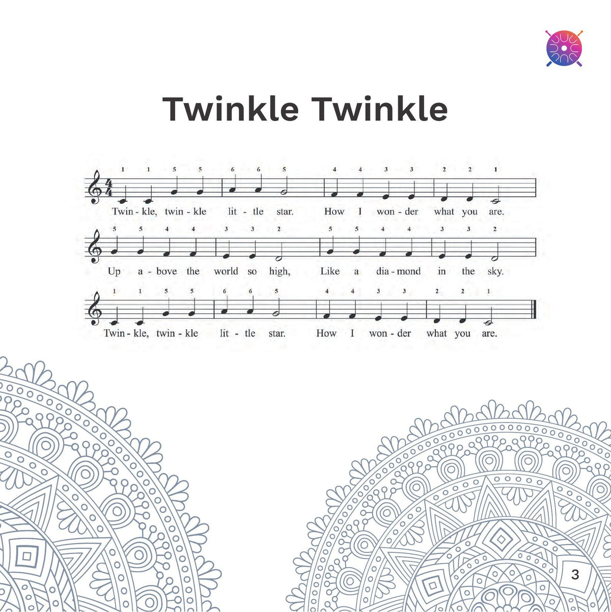 Page 3 from Tongue Drum Songbook
