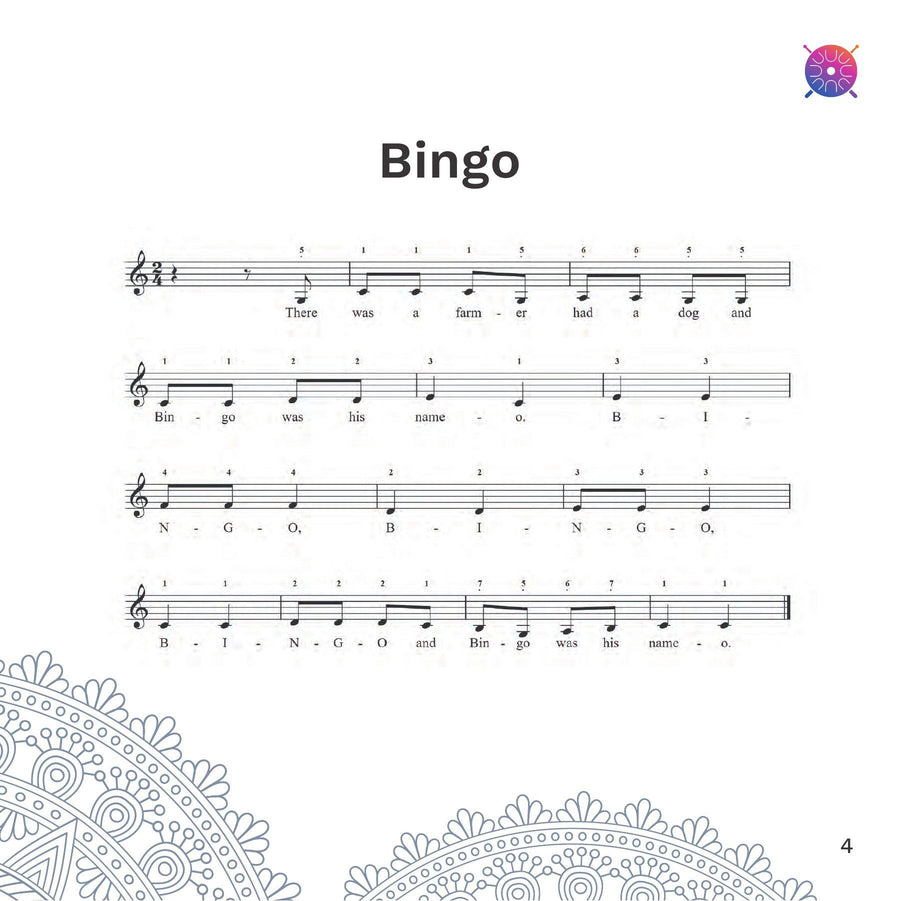 Page 4 from Tongue Drum Songbook