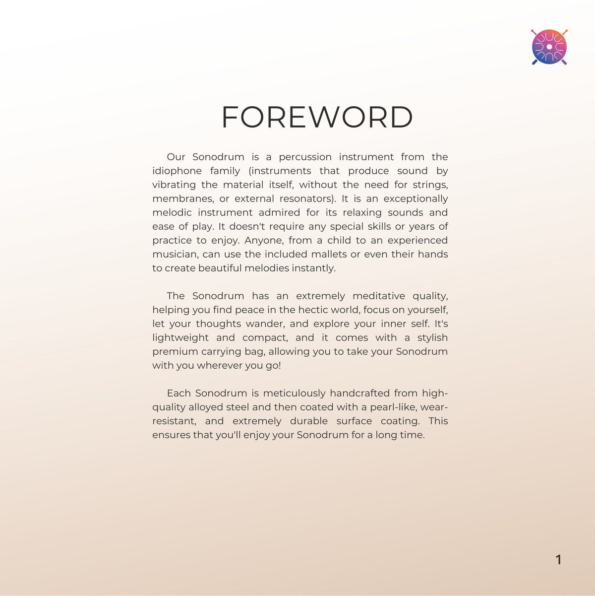 Page 2 from Tongue Drum Songbook