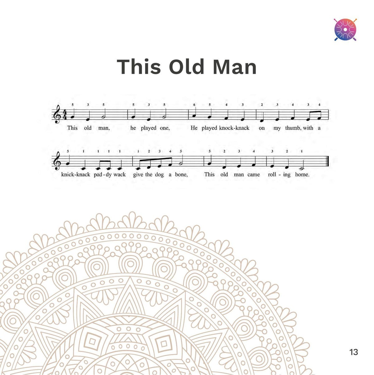 Page 4 from Tongue Drum Songbook